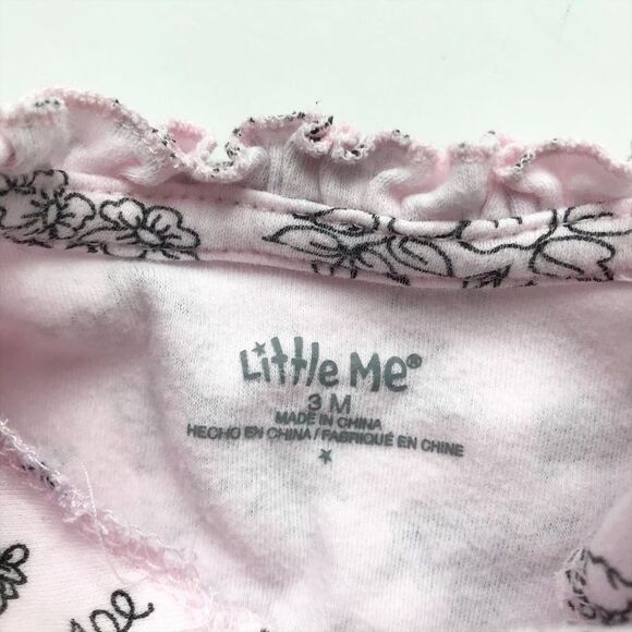 Little Me floral footed jumpsuit VGUC 3 months - Picture 3 of 4